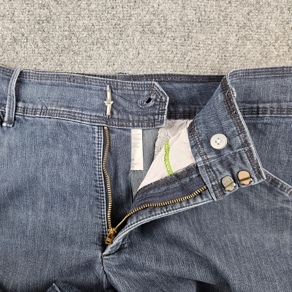 Lee Natural Straight Leg Jeans Dark Wash Denim Pants 14 Short 4659441 - Picture 6 of 9